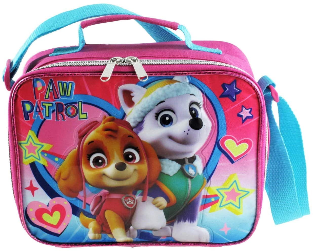 Paw Patrol Mighty Pups Insulated Lunch Bag with Adjustable Shoulder Straps 