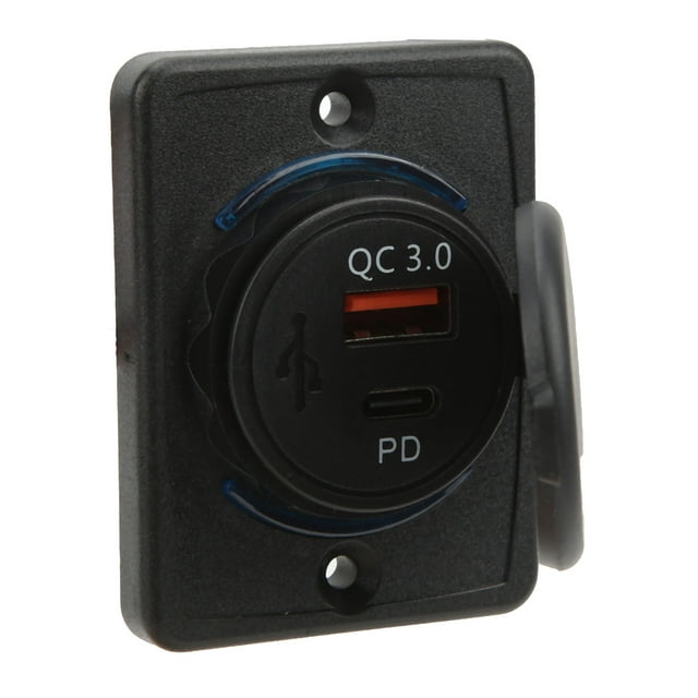 Car Charger Adapter, Fast Charging Dustproof Dual Port Car Charger Fire Resistance Universal For Various Electronic Devices
