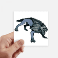 thumbnail image 1 of Scared Cheetah Animal Art Grain Sticker Square Waterproof Stickers Wallpaper Car Decal, 1 of 1