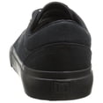 thumbnail image 3 of DC Men's Trase TX Skate Sneakers Black Canvas Rubber 11 D, 3 of 5