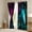 Purple Blue, variant on Gaming Window Curtains Bedroom 38"Wx45"L 30%-50% Blackout Curtains 3D Geometric Gamer Curtains & Drapes,Game Console Window Treatments 2 Panels,Neon Red Blue Black