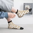 thumbnail image 5 of Bingfone Leopard Print Design Patterned Men's Women's Casual Cotton Socks, 5 of 5