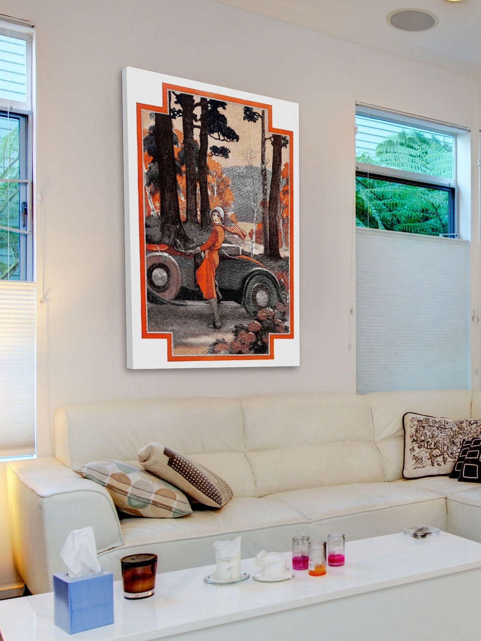 Marmont Hill "Lady in Orange" Painting Print on Canvas