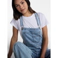 thumbnail image 3 of No Boundaries Wide Leg Baggy Overalls, Women's XXS-XXL, 3 of 4