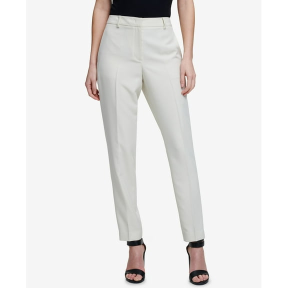 DKNY Fixed Waist Skinny Ankle Pants Cloud 2