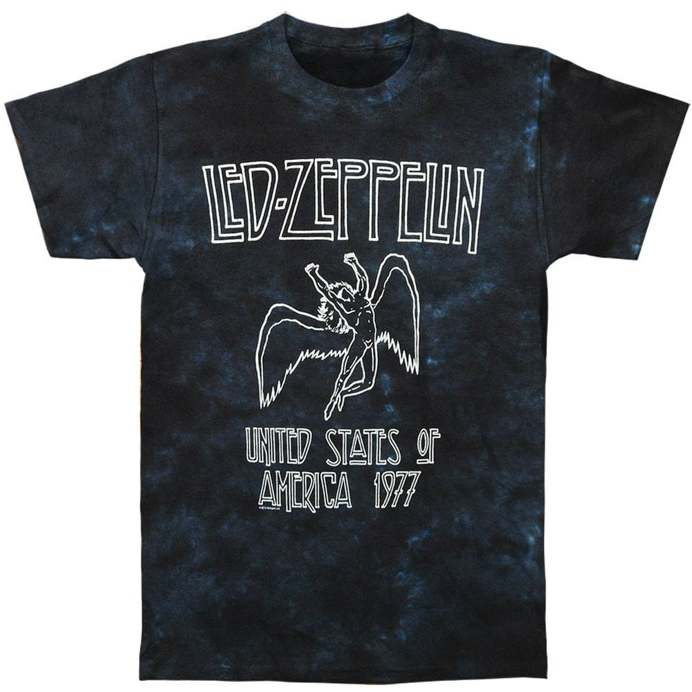 Led Zeppelin Led Zeppelin Men's USA Tour 77 Tie Dye Tshirt XXXXXX
