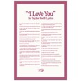 thumbnail image 3 of Póster con la letra "Te amo en el estilo de Taylor Swift", citas musicales de cantantes retro, pintura en lienzo, arte de pared, imágenes, decoración de la habitación del hogar, regalo, 3 of 5