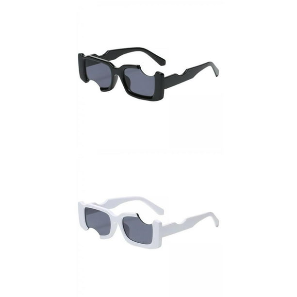 2x Vintage Style Eyeglasses for Running Adults White Fernando anteojos de sombras