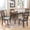 Brown, variant on Harper & Bright Designs Foldable Dining Table Set for 4, Farmhouse 5 Piece Extendable Dining Set, Small Kitchen Table Set with Drop Leaf Table and 4 Dining Upholstered Chairs, Espresso