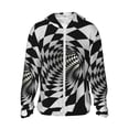 thumbnail image 2 of Lsque 3D Vortex Illusion UPF 50+ Lightweight Sun Protection Men's Women's Long Sleeve Shirt, Hoodie Performance -Medium, 2 of 9