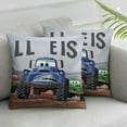 thumbnail image 3 of Personalized Toddler Size Monster Truck Rally Pillowcase with Pillow Included, 3 of 7
