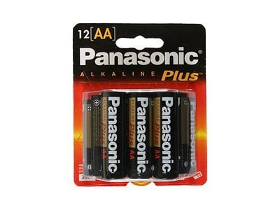 Panasonic Alkaline Plus AM-3PA - Battery 12 x AA type - alkaline