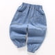 thumbnail image 2 of Odeerbi 2-10 Años Niños Niñas Pantalones Vaqueros Jogger Color Sólido Cintura Media Vaqueros Con Bolsillo, 2 of 5