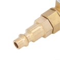 thumbnail image 3 of Brass Winterizing Blow-Out Adapter, 1/4in Male Quick Connector, 3/4in Male Thread, Female RV Yacht Garden Irrigation Joints, 3 of 4