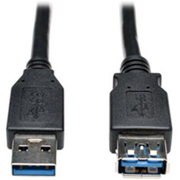 USB 3.0 SuperSpeed Extension Cable - Black - 6 ft.