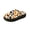 Orange, variant on Womens Halloween Print Platform Slippers Fleece Lined Thick Sole House Shoes Warm Cozy Closed Toe Indoor Slides Non-Slip Soft Plush Comfy Slip-On Home Footwear