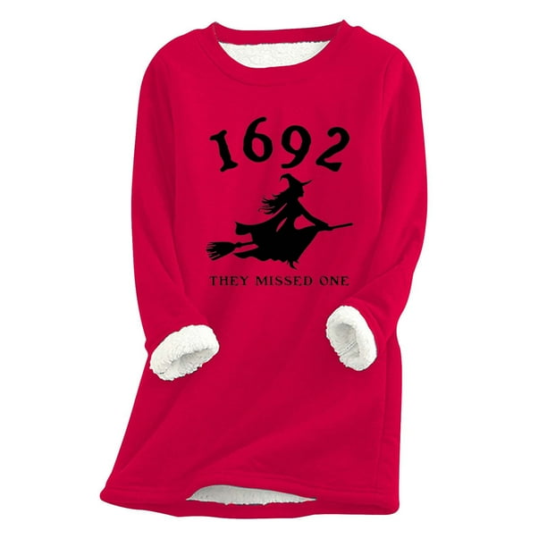 Ichuanyi liquidación de halloween estampados estampados mujeres sudadera gruesa de vellón terciopelo de invierno ICHUANYI WER202308181387