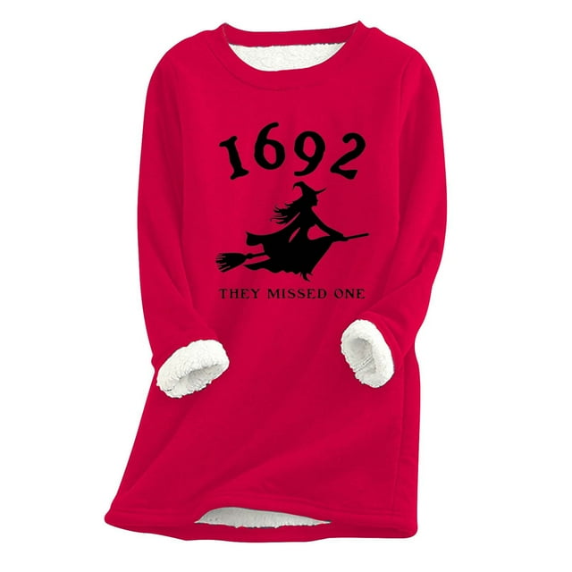 Ichuanyi liquidación de halloween estampados estampados mujeres sudadera gruesa de vellón terciopelo de invierno ICHUANYI WER202308181387