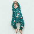 thumbnail image 5 of ATAIKU Toddler Sleeping Sack 9M-6T Christmas Flannel 2-Way Zipper Baby Sleep Sack with Feet, Infant Santa Claus Wearable Blanket, 5 of 8