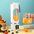 thumbnail image 5 of Licuadora Portátil Exprimidores Eléctricos Mezcladores de Frutas Batidor Recargable por USB Mini Licuadora Exprimidor Personal 12 Cortador 3 Engranajes B, 5 of 5