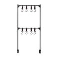 thumbnail image 1 of Grill Accessory Storage Folding Portable Aluminum Multi Layer Tableside Hanging Rack with Lamp Holders for Bbq Grill, 1 of 7