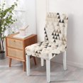 thumbnail image 6 of Chair Covers for Dining Room Set Of 4 Stretch Dining Chair Cover Removable Washable Chair Seat Protector Cover for Home Party Hotel Wedding Ceremony, Universal Size (Boho), 6 of 6