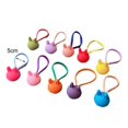 thumbnail image 3 of Visland 10Pcs Girls Hair Tie, Fashion Candy Color Star Heart Rabbit Round Ball Decor Elastic Hair Rope Rubber Band Ponytail Holder Headwear Hair Accessory for Daily Wear, 3 of 8