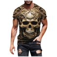 thumbnail image 3 of Playeras Interiores Para Hombre, Camiseta Informal De Manga Corta Con Cuello Redondo Para Hombre, Camiseta De Manga Corta De Moda 3D, 3 of 4