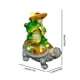 thumbnail image 4 of Estatua Jardín Sentada Sobre Sosteniendo Seta Figura Con Solar, 4 of 7