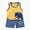 ZToddler Baby Boys Summer Outfits01 Navy, variant on kaprioy Toddler Baby Boys Summer Outfits Sleeveless Cartoon Printed Tank Top and Shorts Set Toddler Boys Clothes for Baby Boy Summer Outfits 3M-6T