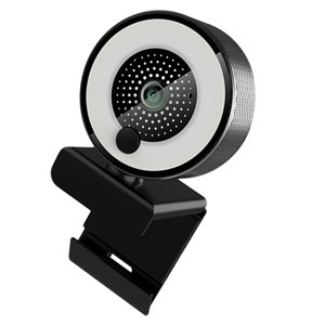 OULII Vidéo Appel Webcam Salle de conférence Webcam Black Aluminium Alliage 1Set
