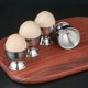 thumbnail image 4 of Juego de 4 hueveras de acero inoxidable para cocina de restaurante, 4 of 5