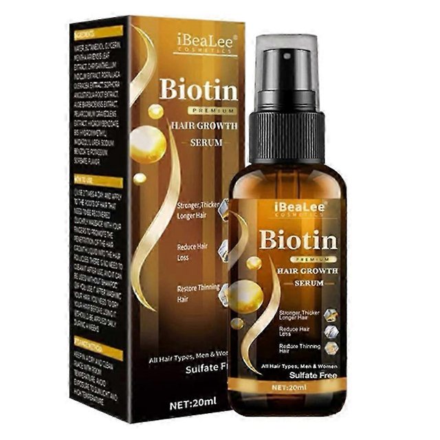 1/2/3/4/5Pcs Biotin Hair Spray For Man Women 20ml Repair Damage Restore Oil Scalp Repair Serum Spray Thicken Hair Health Care New