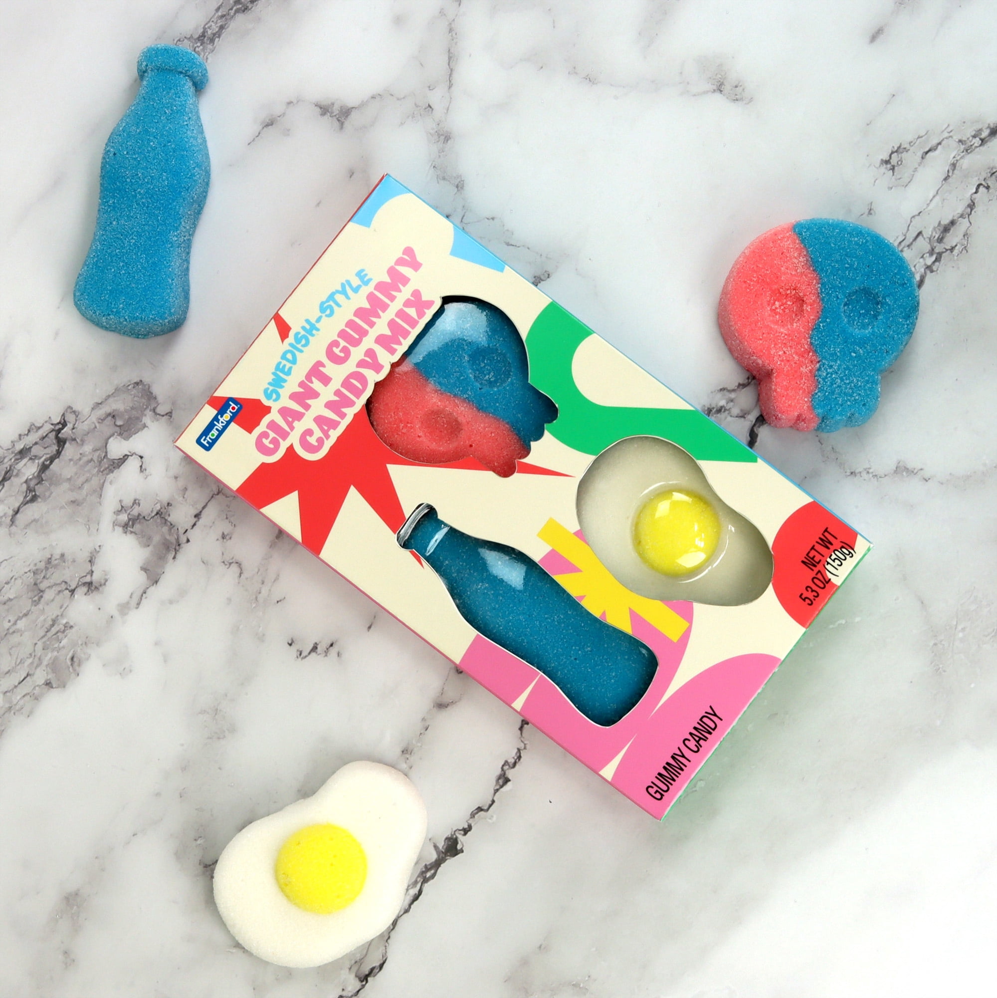 Frankford Swedish Style Giant Gummy Candy Mix Shapes