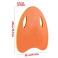 thumbnail image 3 of HengDidi Swimming Kickboard Training Aid High-Density EVA Foam Buoyant Ergonomic Handle for Adults Youngsters Pool Workout Safety Tool, 3 of 7
