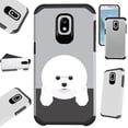 thumbnail image 1 of Fusion Guard Phone Case Cover For Samsung Galaxy J3 (2018) | J3 Orbit | J3 Achieve | Express Prime 3 (Cute Dog Bichon, 1 of 4
