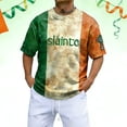 thumbnail image 2 of Mens Polo T-Shirt St. Patrick'S Day Irish Short Sleeve Round Neck Summer Clothes for Men,Army Green,2XL, 2 of 4