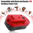 thumbnail image 2 of 2 Packs 4.5AH HPB18 Replacement Battery / Charger Compatible with Black and Decker 18V Battery Ni-Mh HPB18 244760-00 A1718 FS18FL FSB18 Firestorm, 2 of 6