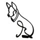 thumbnail image 1 of 2x Artesanías modernas Resumen Estatua Escultura Animal Arte Adorno Sala de creativa Decoración de pequeña sala Oficina perfecl  Estatuilla de animales, 1 of 7