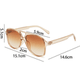 thumbnail image 2 of Classic Polarized Aviator Sunglasses for Women Men Retro UV Protection Sun Shades, 2 of 5
