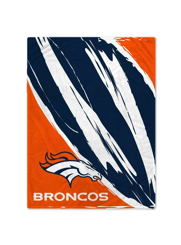 Denver Broncos 60'' x 80'' Retro Jazz Coral Fleece Blanket