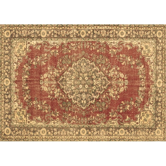 Ahgly Company Indoor Rectangle Persian Brown Traditional Area Rugs, 3' x 5'