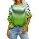 thumbnail image 3 of Camiseta de Manga Corta de Cuello Redondo de Impresión Cómoda Casual para las Mujeres, Camisetas Cortas para las Mujeres, 3 of 4