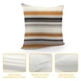 thumbnail image 4 of COMIO Western Tribal Geometric Throw Pillow Covers Soft Brown Southwest Decorative Throw Pillowcases for Strip Lines Pillow Cases Cushion Covers Exotic Style White Cushion Cases Room Decor, 4 of 5