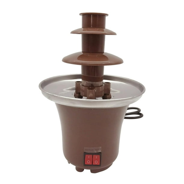Chocolate Fondue Fountain 3 Tiers DIY Waterfall for BBQ Sauce Ranch