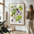 thumbnail image 6 of Wild Violets and Silver Bordered Fritillary Butterfly - Painting Floral Botanical Flowers Nature Wildlife Vintage Unframed Wall Art Print 30 x 45 inches, 6 of 16