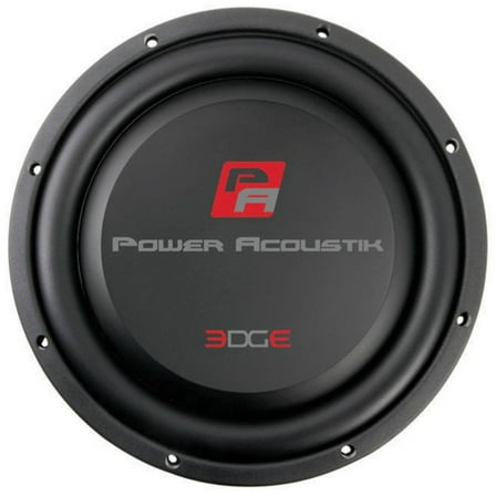 Power Acoustik 12" Powerful 700W RMS Shallow Car Subwoofer Loud Speaker, Black
