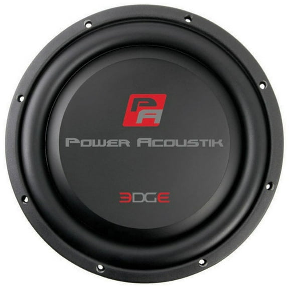 Power Acoustik 12" Powerful 700W RMS Shallow Car Subwoofer Loud Speaker, Black