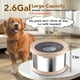 thumbnail image 2 of Cuenco de agua para perros UPSKY de acero inoxidable de 10 litros a prueba de derrames, 2 of 8