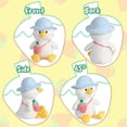 thumbnail image 3 of Pato de peluche, cojín de 30 cm, 3 of 5